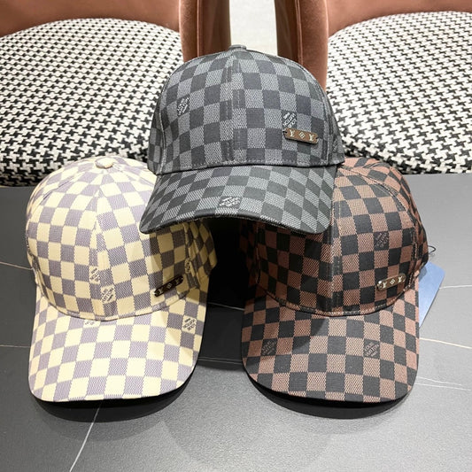 New Checkered Baseball Cap