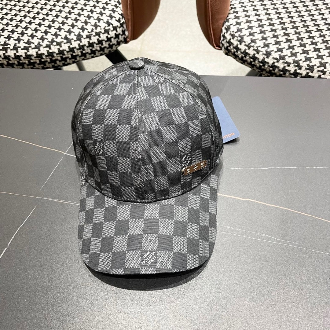 New Checkered Baseball Cap