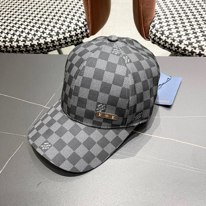 New Checkered Baseball Cap