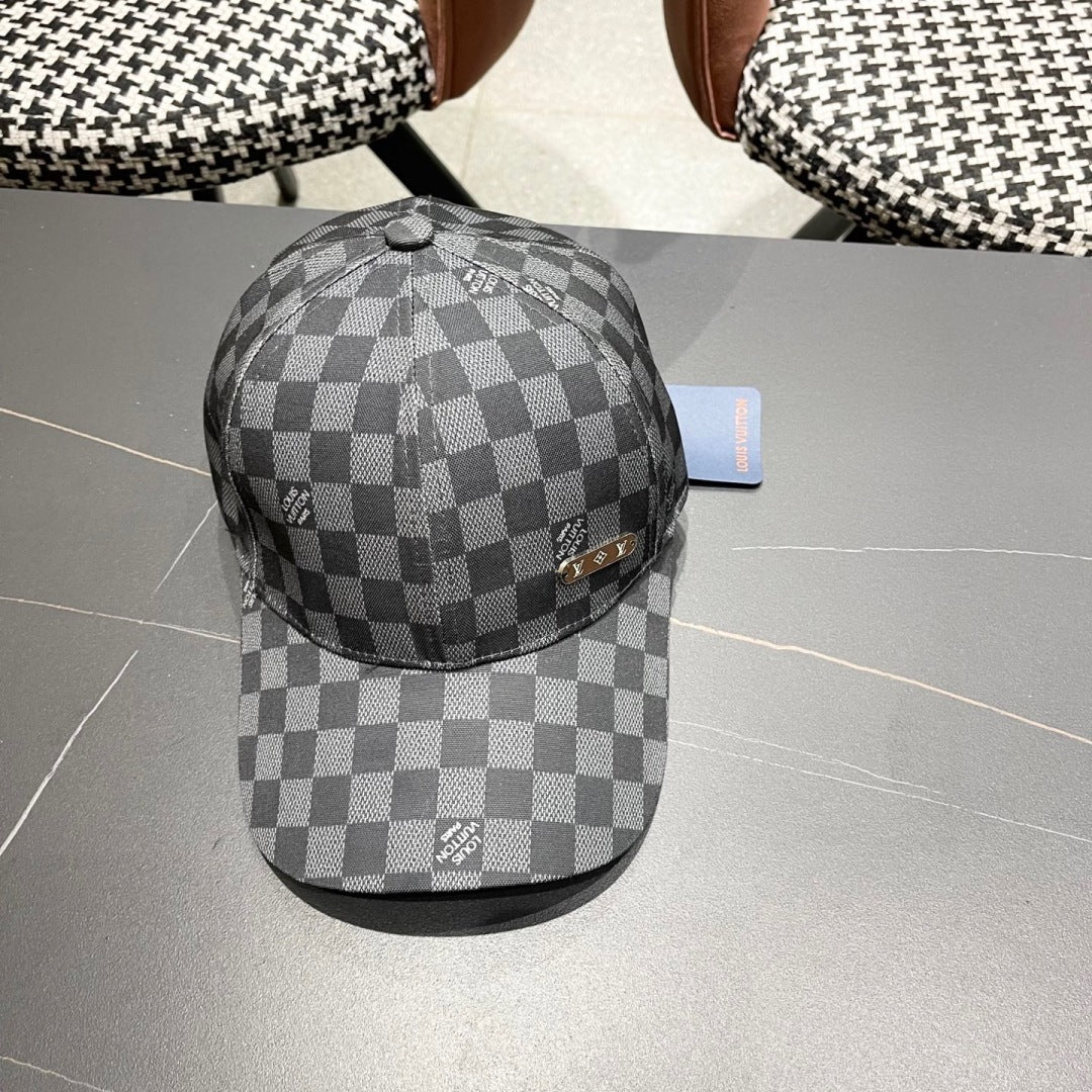 New Checkered Baseball Cap