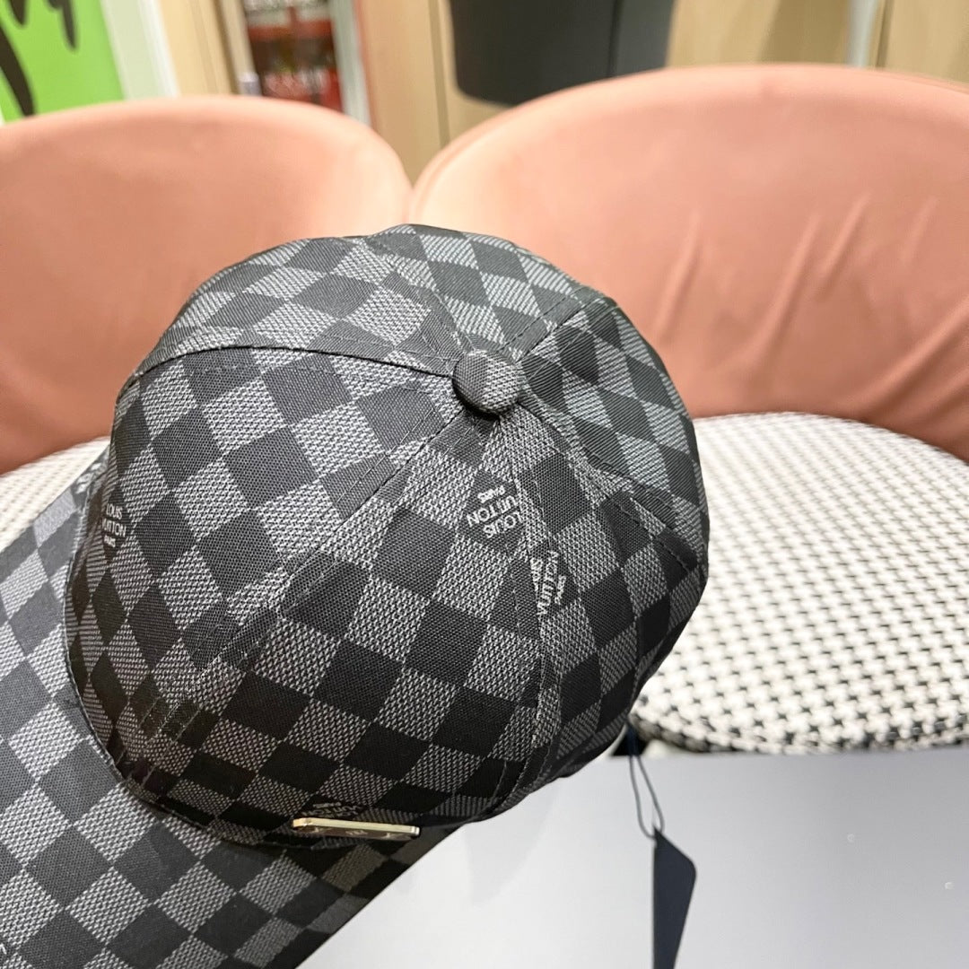 New Checkered Baseball Cap