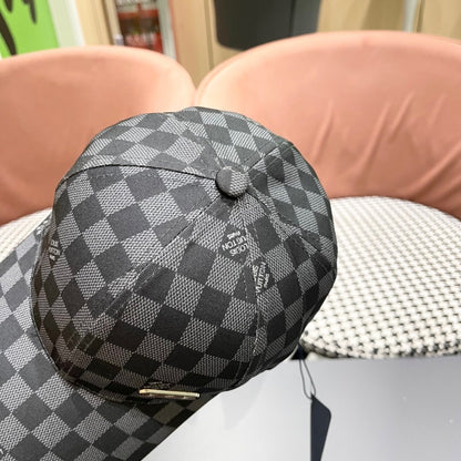 New Checkered Baseball Cap