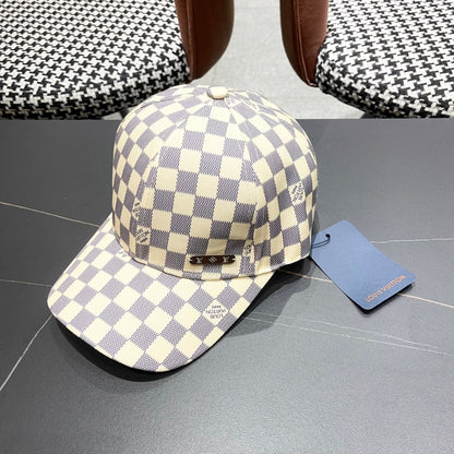 New Checkered Baseball Cap