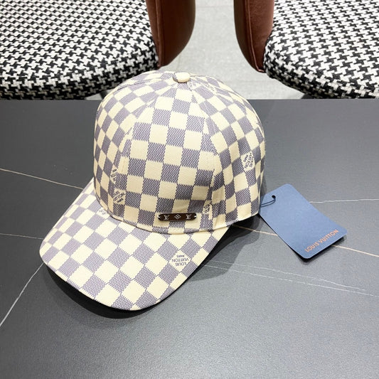 New Checkered Baseball Cap