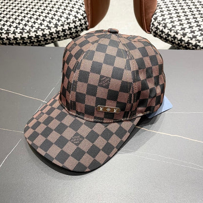 New Checkered Baseball Cap