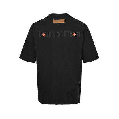25ss silicone tri print short sleeved shirt