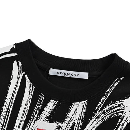 25ss graffiti lettering embroidered logo short sleeves