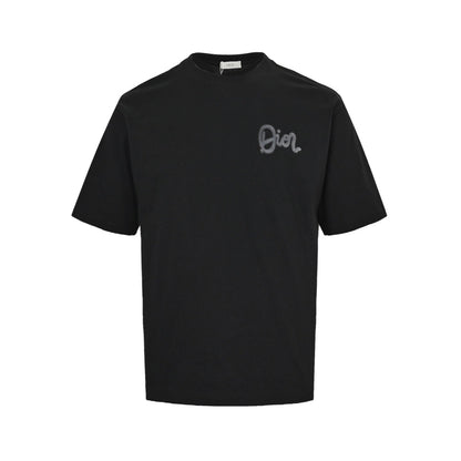 25ss Art Letter Print Short Sleeve