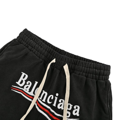 BA 25 Coke embroidered looped shorts