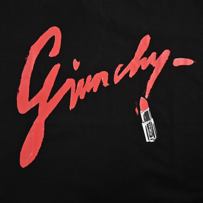 Limited lipstick letter print short sleeves