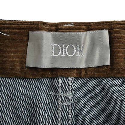 Series embroidered denim trousers