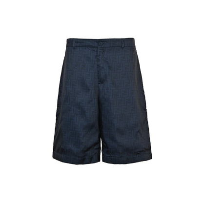 25ss full width FF jacquard dark pattern set shorts
