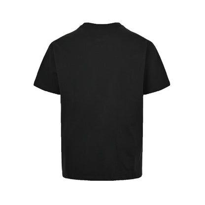 25SS Color block belt printed crew neck short sleeves