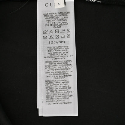 g 25 Washed cursive letter printed short sleeved shirt