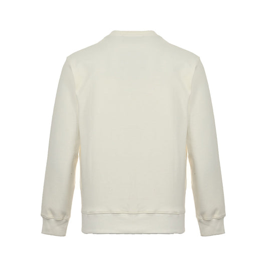 25SS Round neck sweatshirt with triangle logo on the side