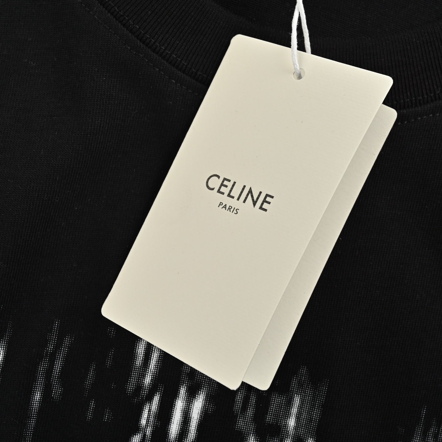 25ss Distressed logo print short sleeves