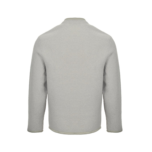 25 Hemmed wool cardigan jacket