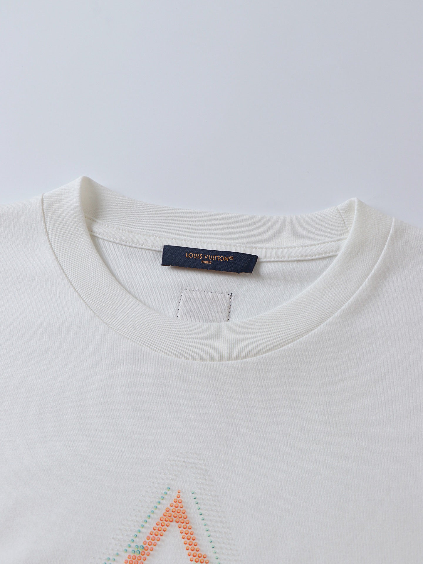 25ss Drop print round neck short sleeved T-shirt