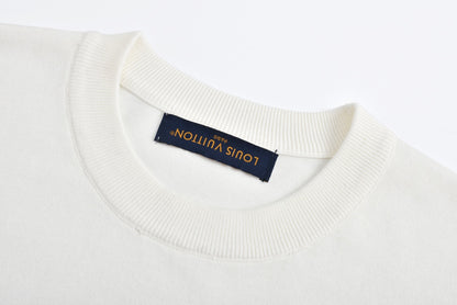 25ss Color Diamond Gradient Woolen Short Sleeve