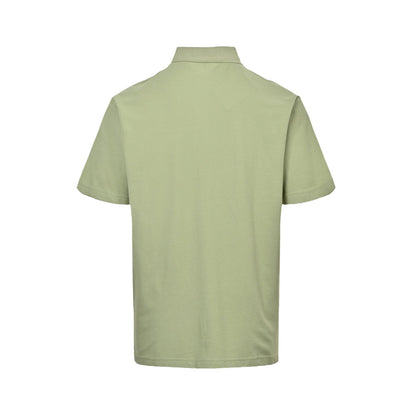 25ss Polo short sleeve with embroidered logo on chest