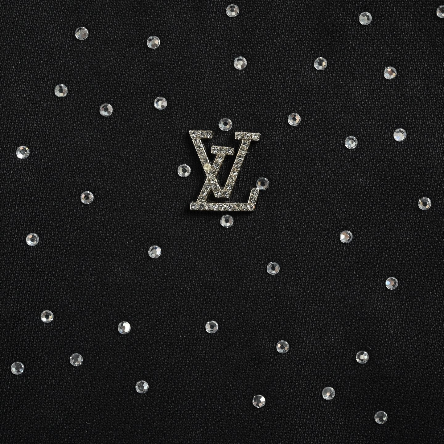 25ss Rivet Logo Starry Sky Hot Diamond Short Sleeve