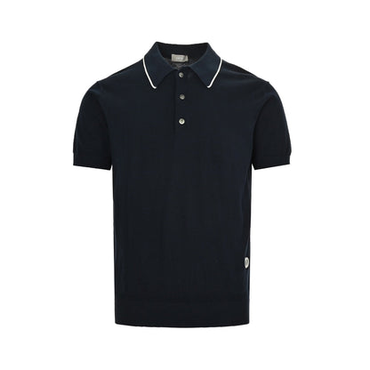 Classic Embroidered Small Logo Knitted Polo Short Sleeve