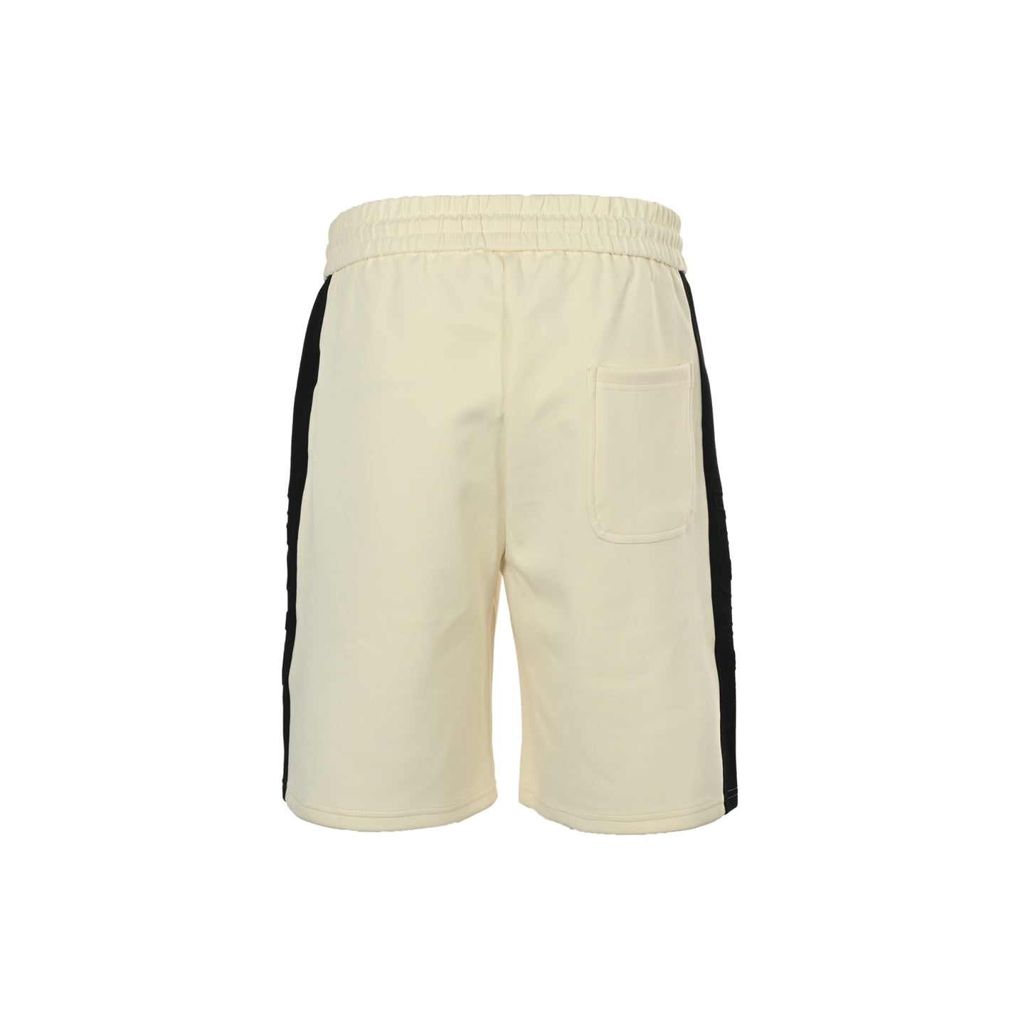25ss side contrasting color splicing logo embossed shorts