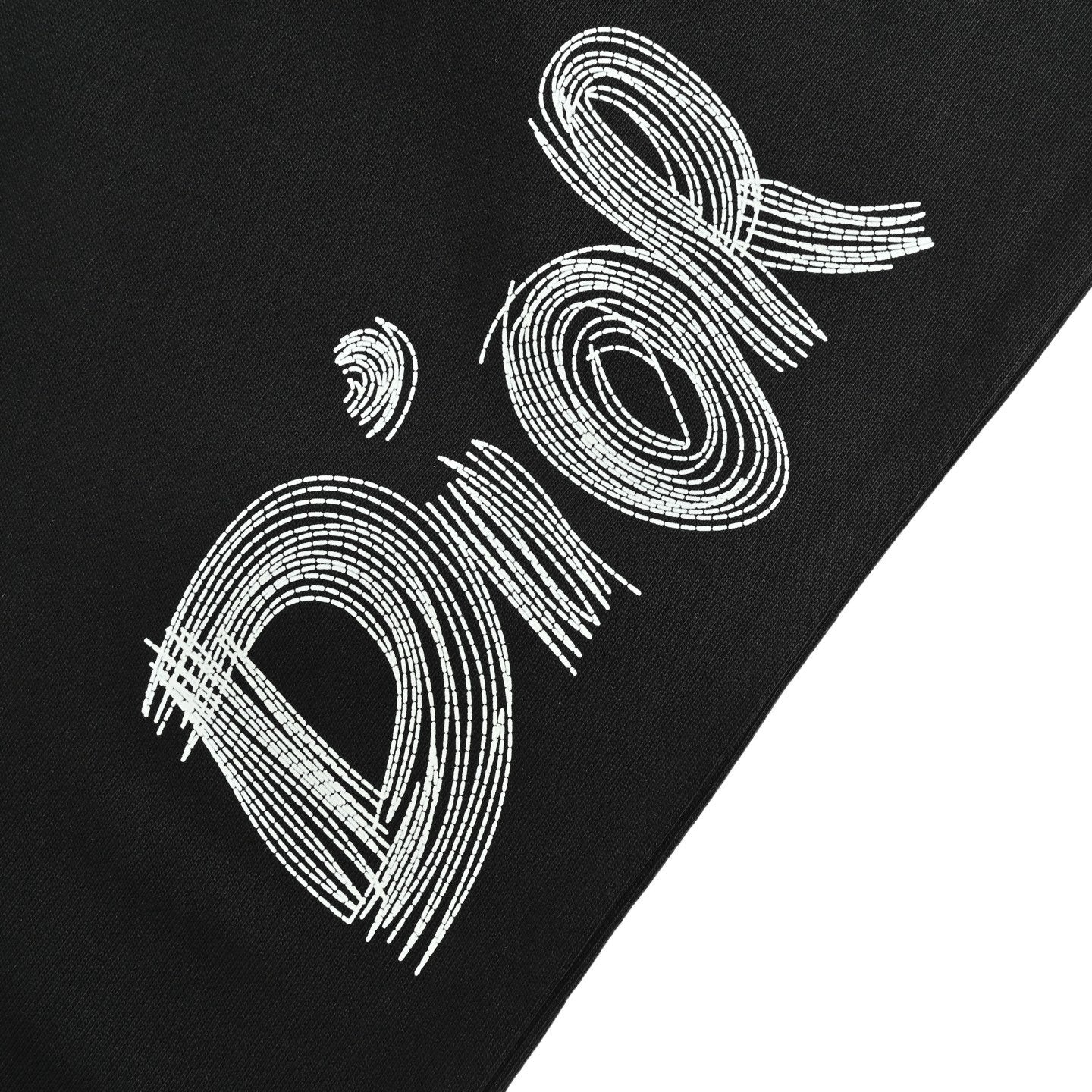 25Fw short-sleeved shirt with letter print on the hem