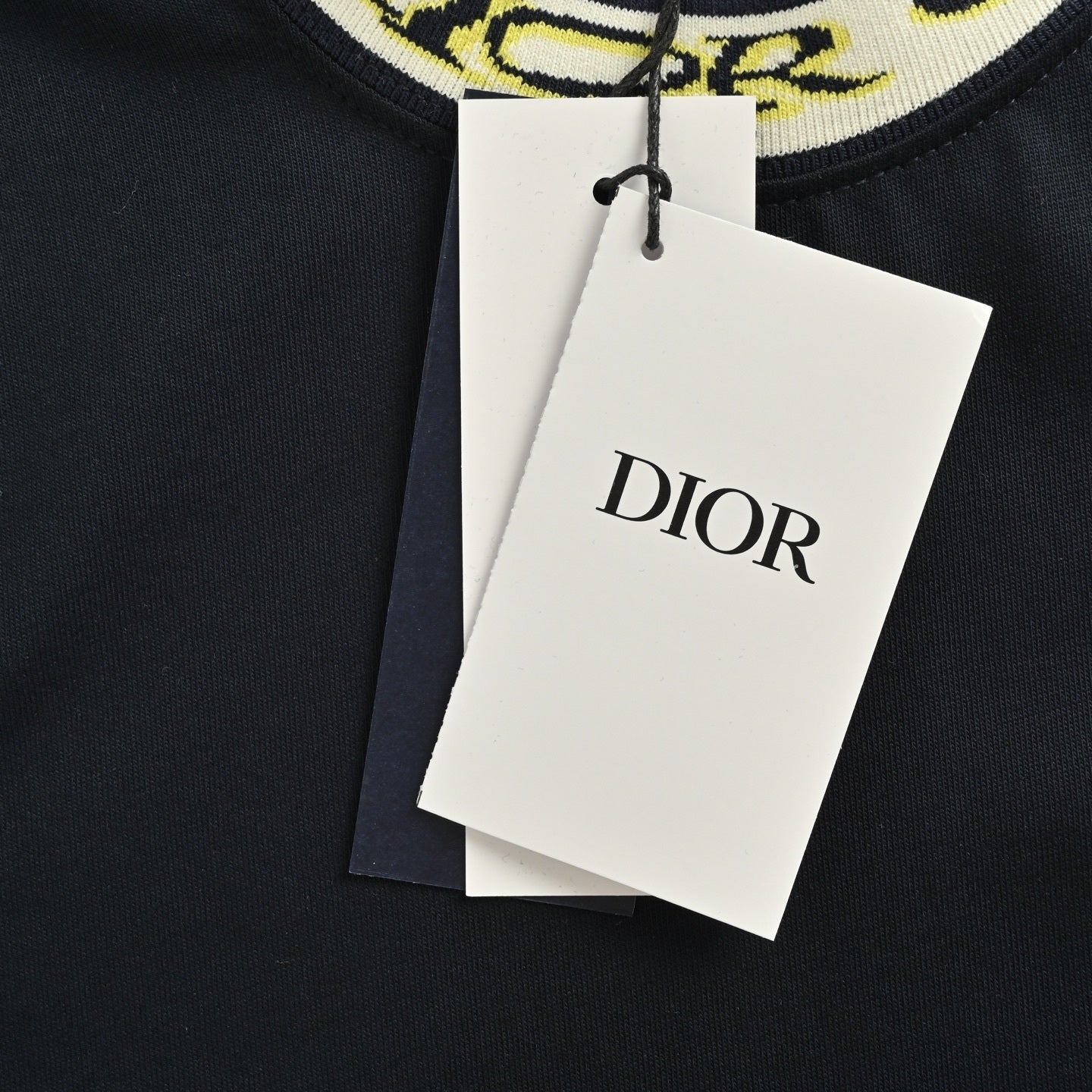 25 Neckline Letter Jacquard Webbing Short Sleeves