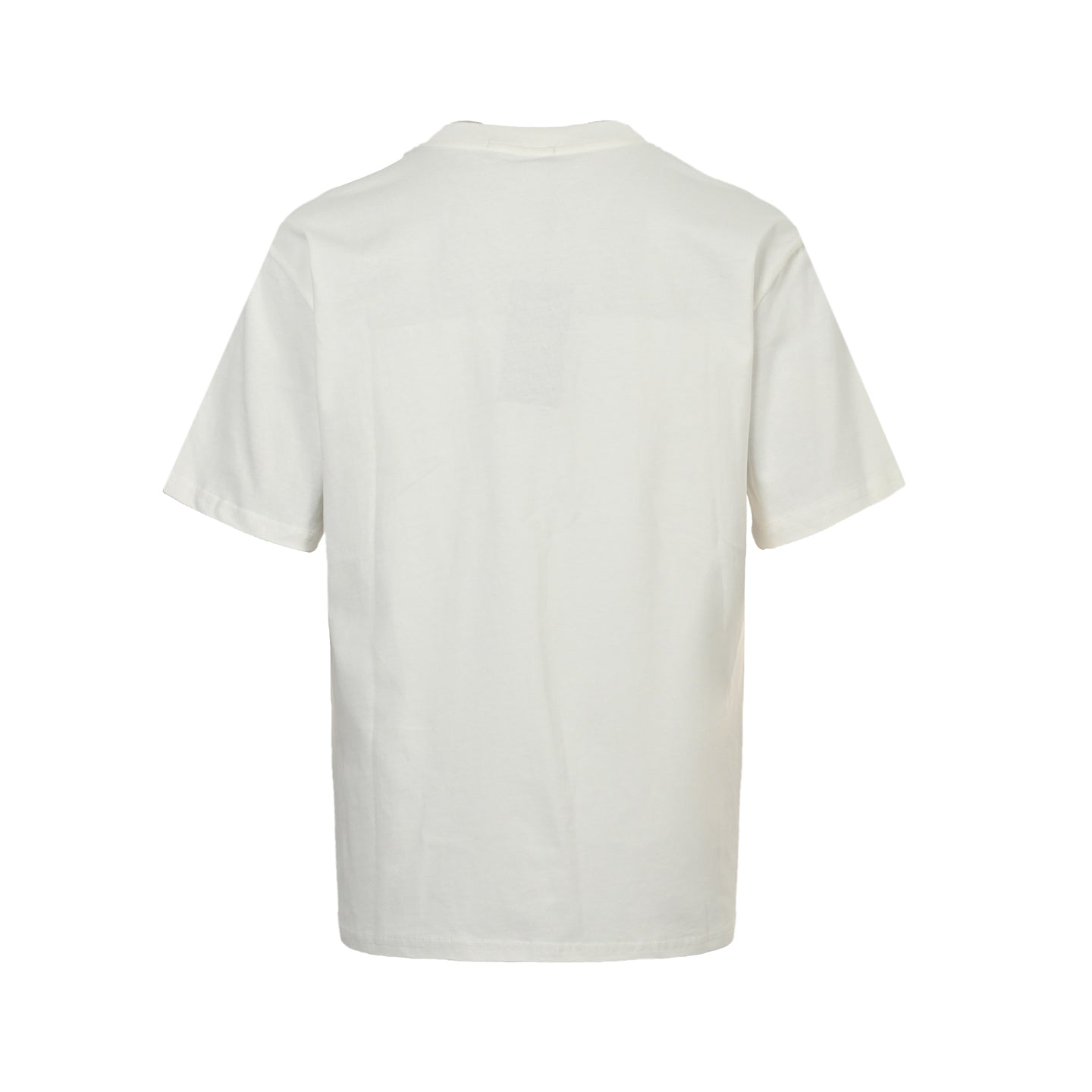 25ss plush letter eye print short sleeved shirt