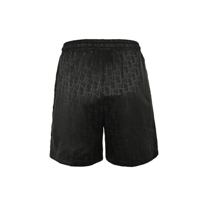 D 25 Old flower dark pattern jacquard beach shorts