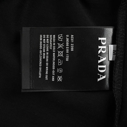25ss Triangle leather patch pocket short sleeves
