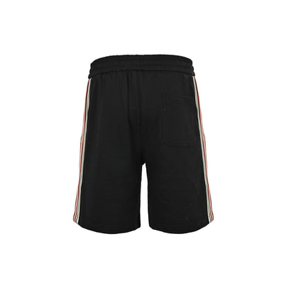 G 25 Splicing embroidered letter shorts