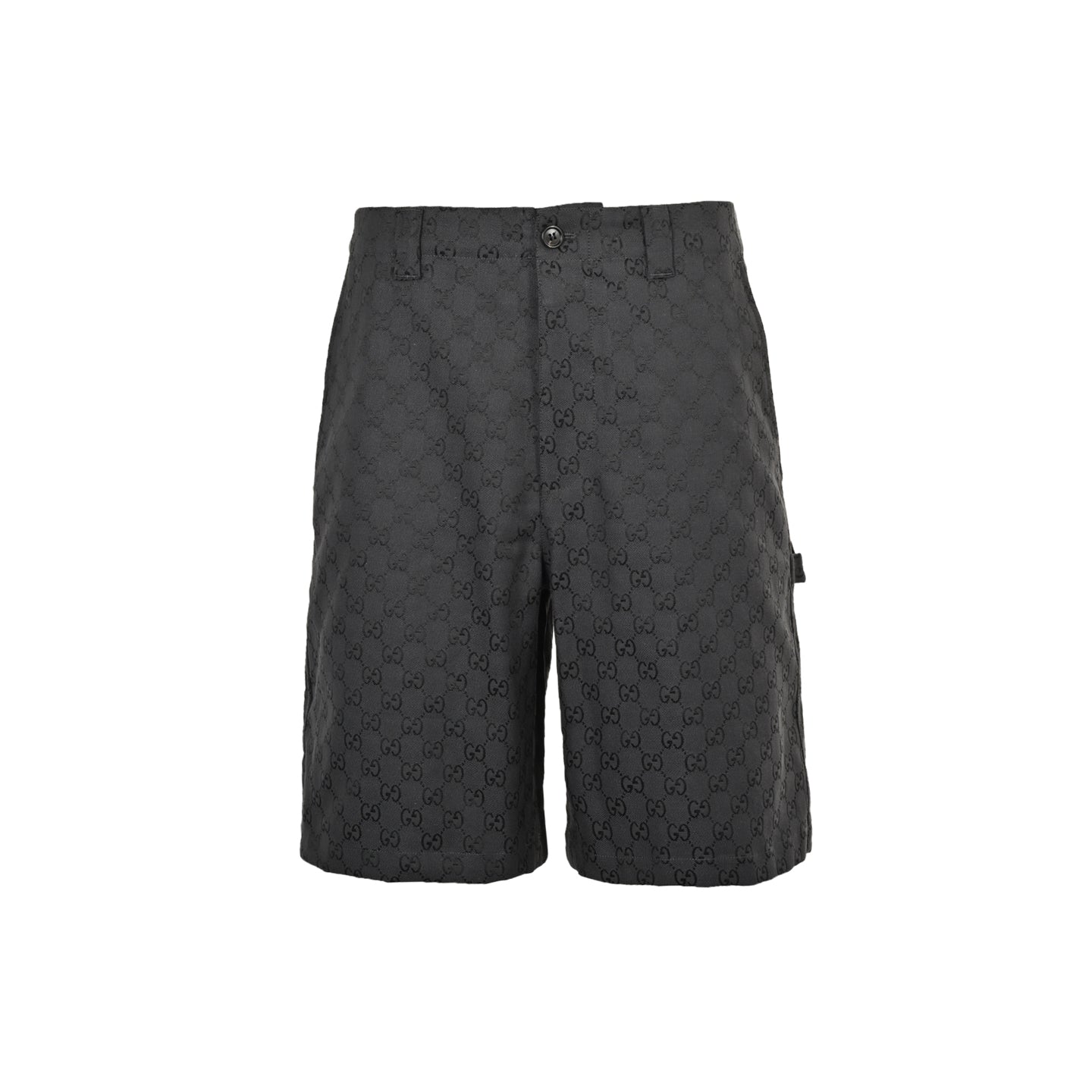 25ss full printed floral jacquard shorts set