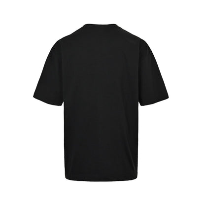 25ss Hand-painted letter print short sleeves