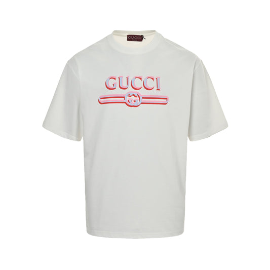 Ghost belt logo print short sleeves