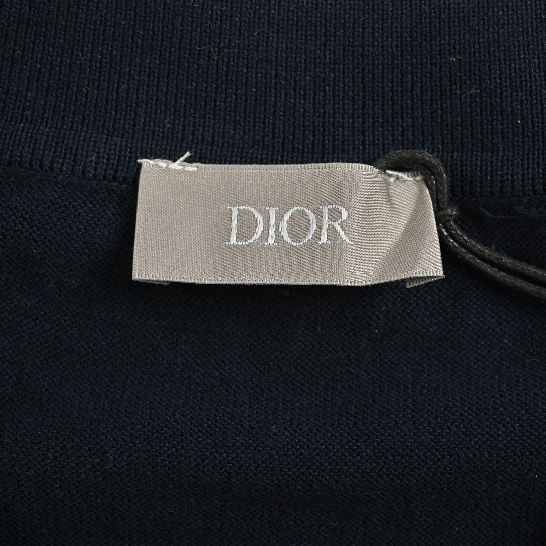 Classic Embroidered Small Logo Knitted Polo Short Sleeve