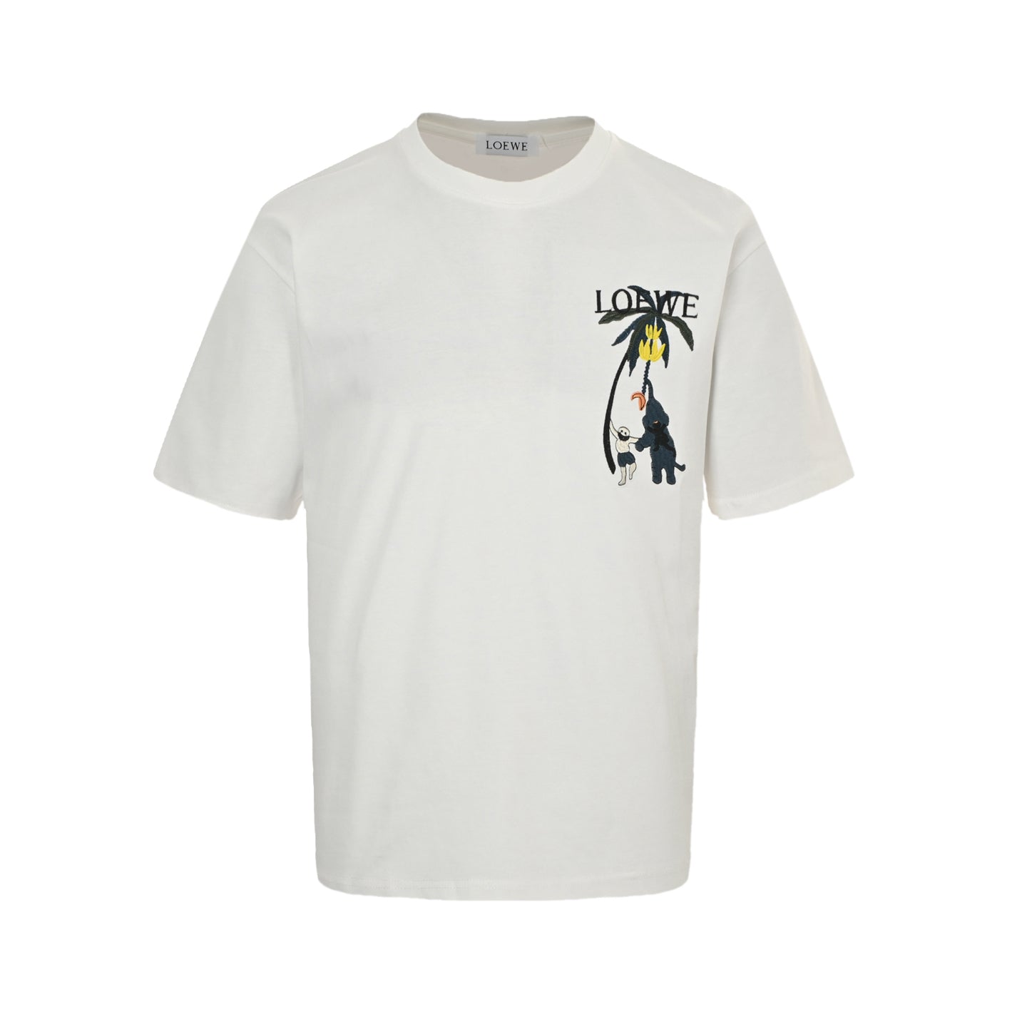 25ss Embroidered Coconut Tree Short Sleeve