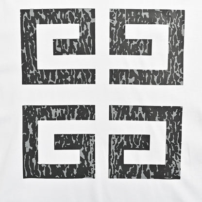 4G large logo printed short sleeves on the chest