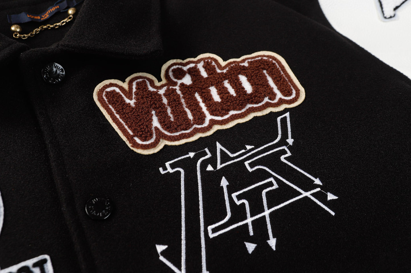 25fw Devil's Eye Embroidered Baseball Jacket