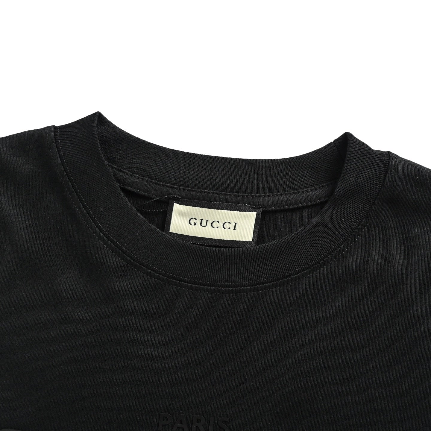 25ss denim sticker letter short sleeved shirt