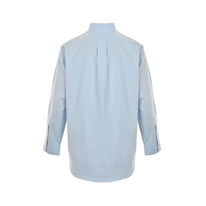 25Fw Round Label Embroidered Long-Sleeve Shirt