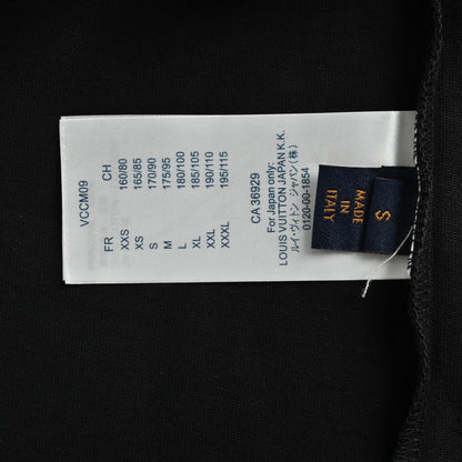 25ss front and back letter logo rhinestone short sleeved shirt