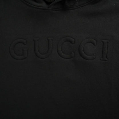25FW Lettering embroidered hooded sweatshirt