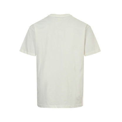 25ss Artistic Letter Logo Embroidered Short Sleeve