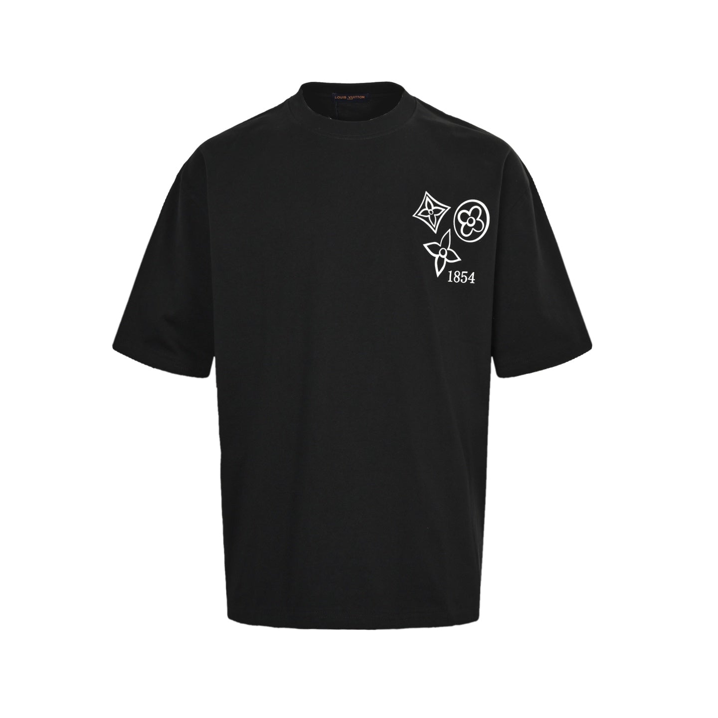 25ss Three Flower Adhesive Logo Short Sleeve