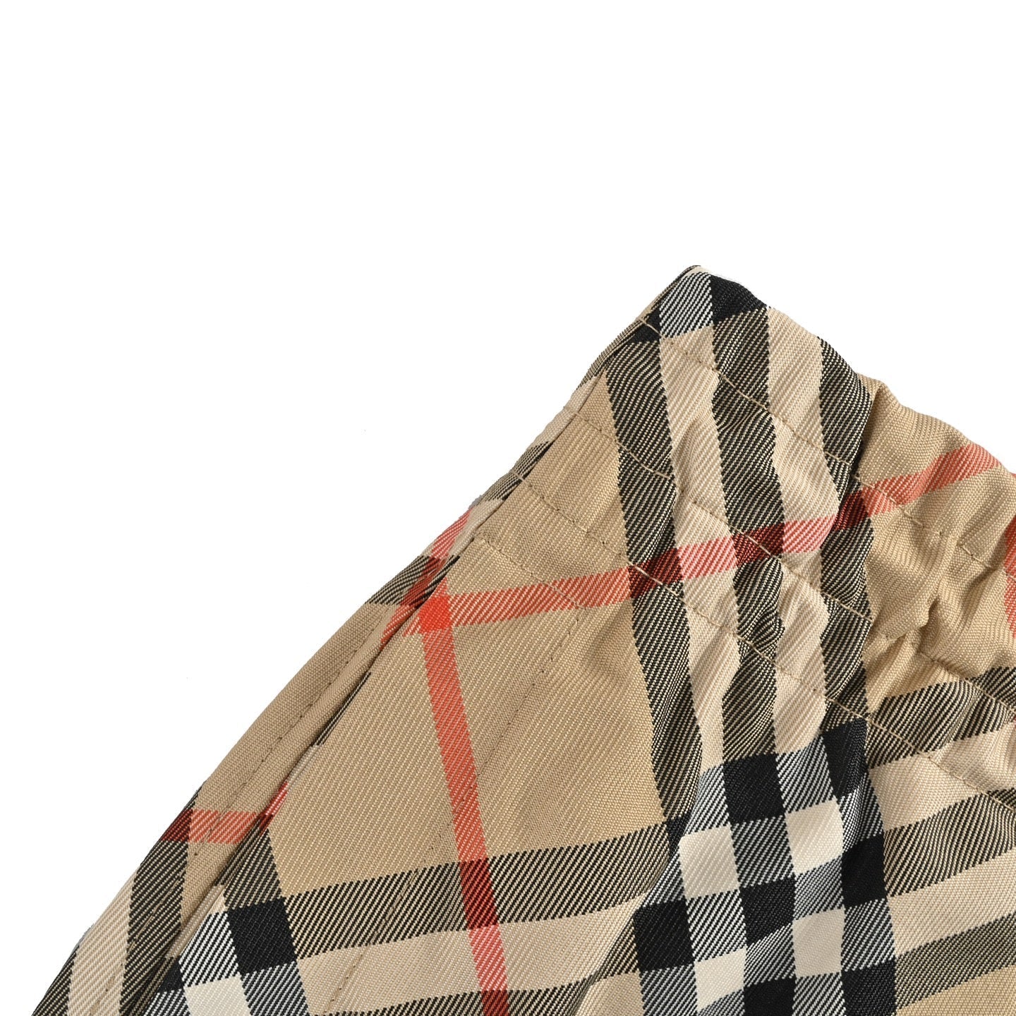 25 Diagonal plaid shorts