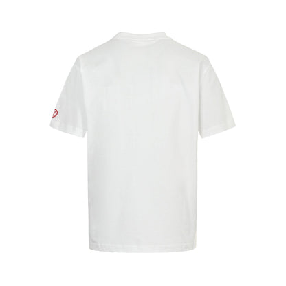 25ss flocking letter short sleeved shirt