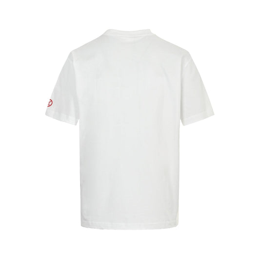 25ss flocking letter short sleeved shirt