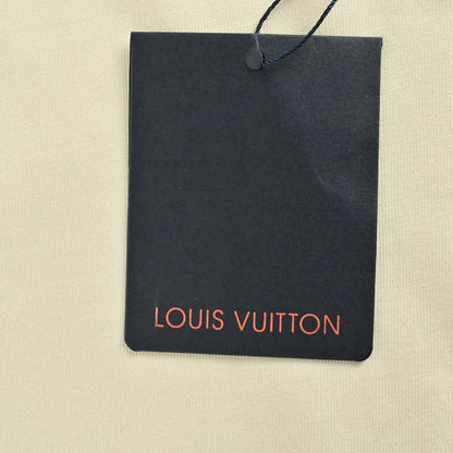25ss woven embroidered letter logo short sleeved shirt